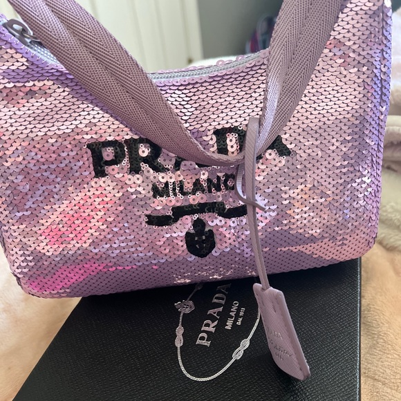Prada sequin nylon bag authentic - Picture 3 of 7